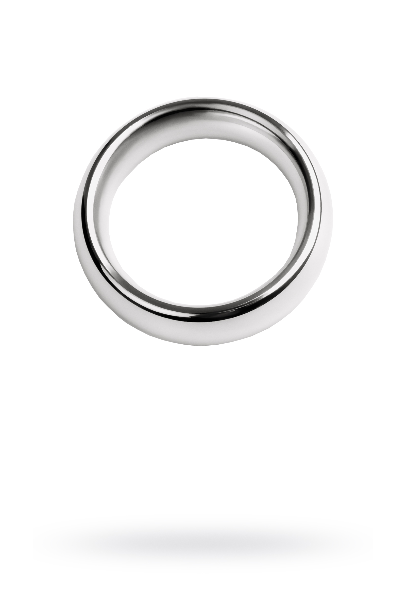 Кольцо на пенис, TOYFA Metal,металл, серебристое, 2 см, Ø 3 см ,S