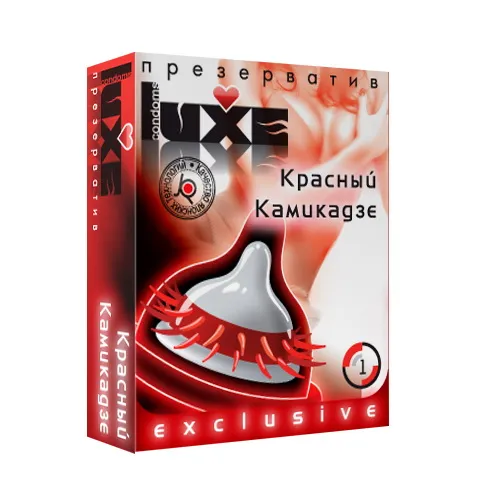 Презервативы Luxe, exclusive, «Красный камикадзе», 18 см, 5,2 см, 1 шт.