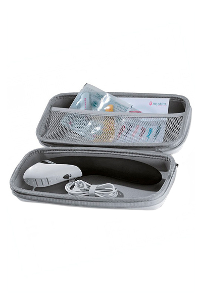 Вибратор Mystim Sizzling Simon силиконовый с электростимуляцией черный, 27см