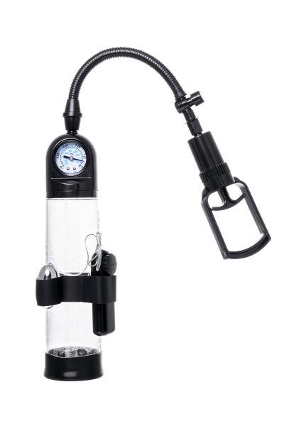 Механическая помпа с вибрацией Sexus Men Training Aksel 20 см