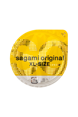 Презервативы Sagami, original 0.02, полиуретан, ультратонкие, EXTRA LARGE, 12 шт.