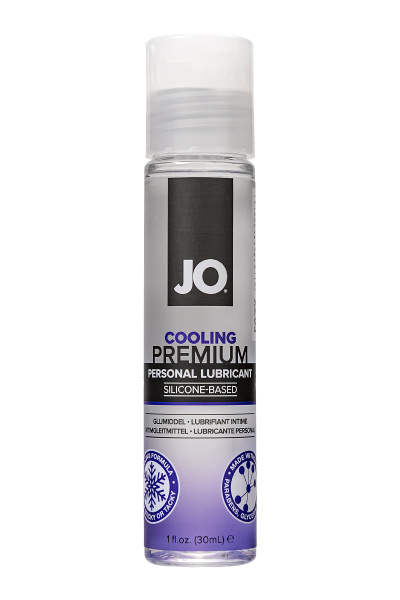Лубрикант на силиконовой основе JO Premium COOLING, охлаждающий, 30 мл