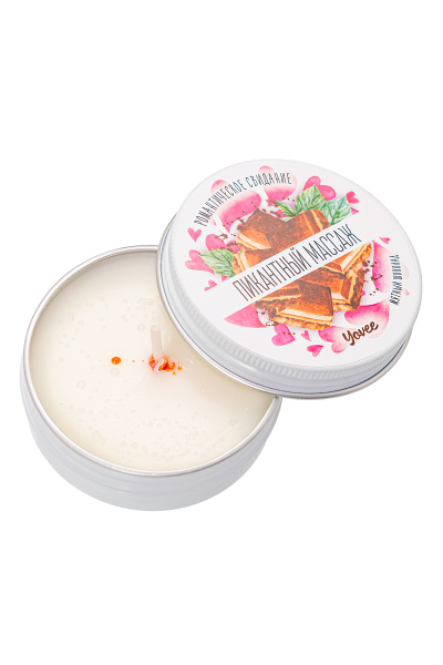 Свеча массажная Yovee by Toyfa Романтическое свидание «Пикантный массаж» 