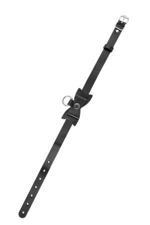 Чокер-ошейник Pecado BDSM, с бабочкой и колечком
