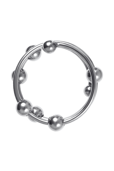 Кольцо для пениса TOYFA Metall, металл, серебристое, Ø 4см